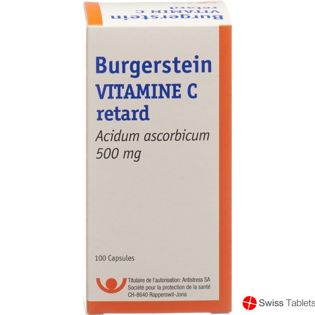 BURGERSTEIN Vitamin C Ret capsules 500 mg buy online