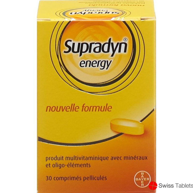 Supradyn Pro Energy-Complex Film-coated tablets Box of 30 buy online