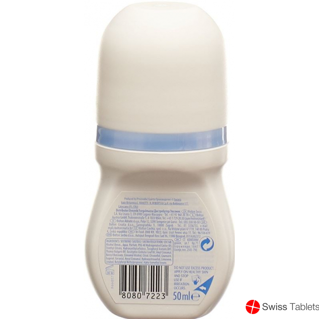 Borotalco Deo Pure Natural Freshness Roll-On 50ml buy online