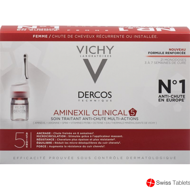 Vichy Dercos Aminexil Clinical 5 Women 21x 6ml buy online