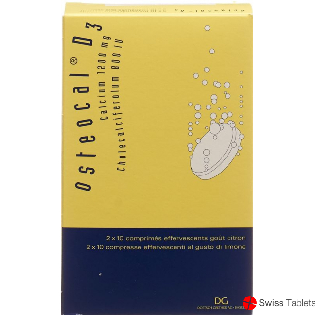 Osteocal D3 Brausetabletten 1200/800 20 Stück buy online