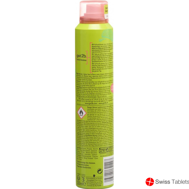 Got2b Fresh&fabulous Dry Shampoo Regular 200ml buy online