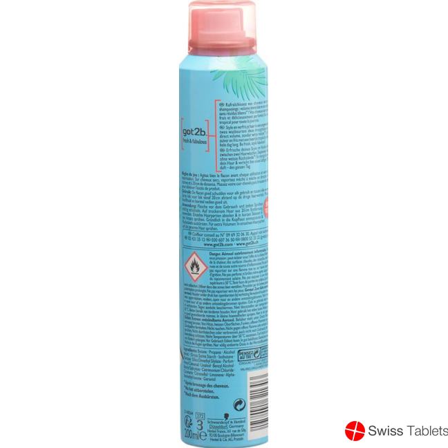 Got2b Fresh&fabulous Dry Shampoo Volume 200ml buy online