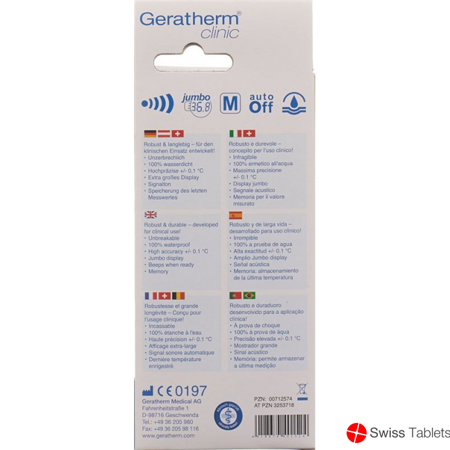 Geratherm Clinic clinical thermometer digital buy online