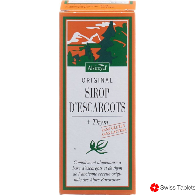 Alsiroyal Original Schnecken Sirup Thymian 150ml buy online