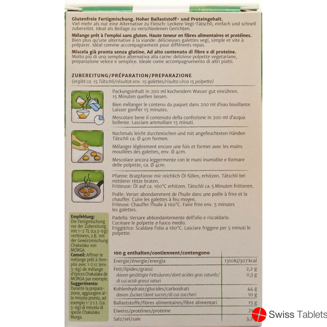 Morga Linsentaetschli Glutenfrei Bio 150g buy online