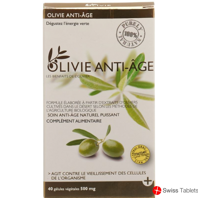 Olivie Anti-Age 500mg Gelules Vegetale 40 Stück buy online