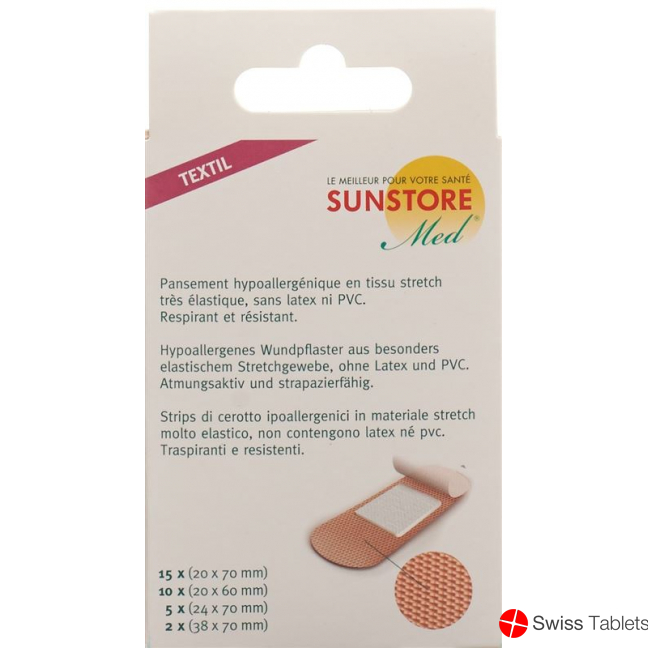 Sunstore Med Textil-Pflaster Assortiert 32 Stück buy online