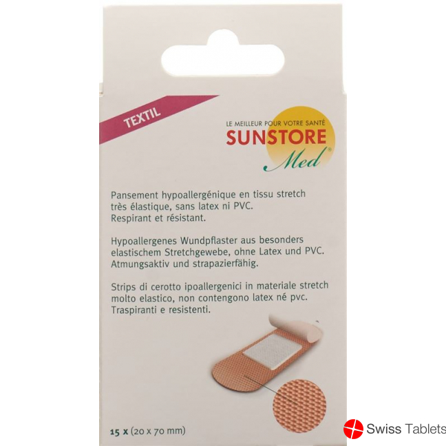 Sunstore Med Textil-Pflaster 15 Stück buy online