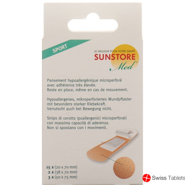 Sunstore Med Sport-Pflaster Assortiert 20 Stück buy online
