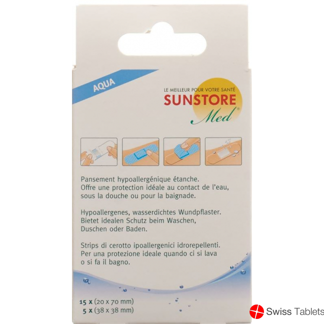 Sunstore Med Wasserdichte Pflaster Ass 20 Stück buy online