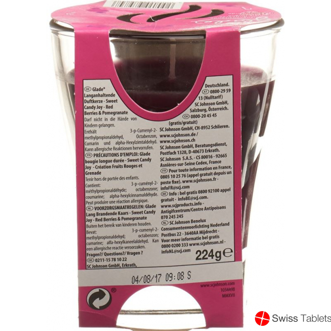 Glade By Brise Premium-Duftkerze Beere&grana 224g buy online