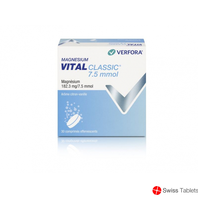 Magnesium Vital Classic Brausetabl 7.5 mmol 30 pcs