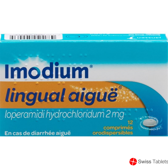 Imodium Lingual Akut Schmelztabletten 2mg 12 Stück buy online