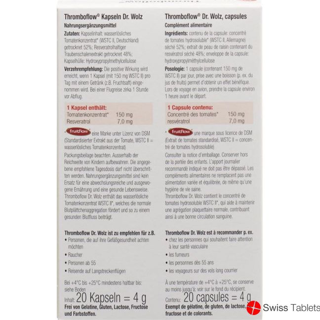 Thromboflow Dr. Wolz Capseln 20 Stück buy online