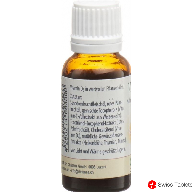 Chrisana Vitamin D3 Tropfen Pip Flasche 20ml buy online