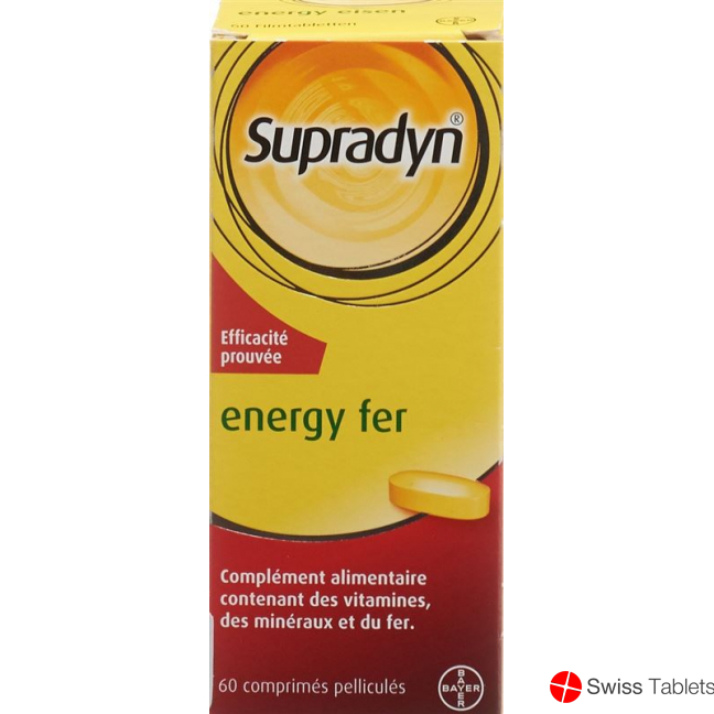 Supradyn Energy Iron Filmtablets Tin 60 pieces buy online