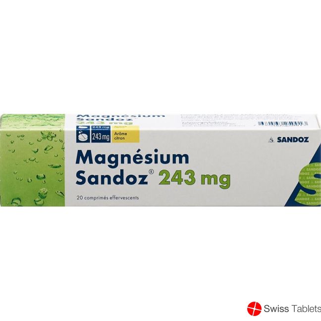 Magnesium Sandoz Brausetabletten 20 Stück buy online