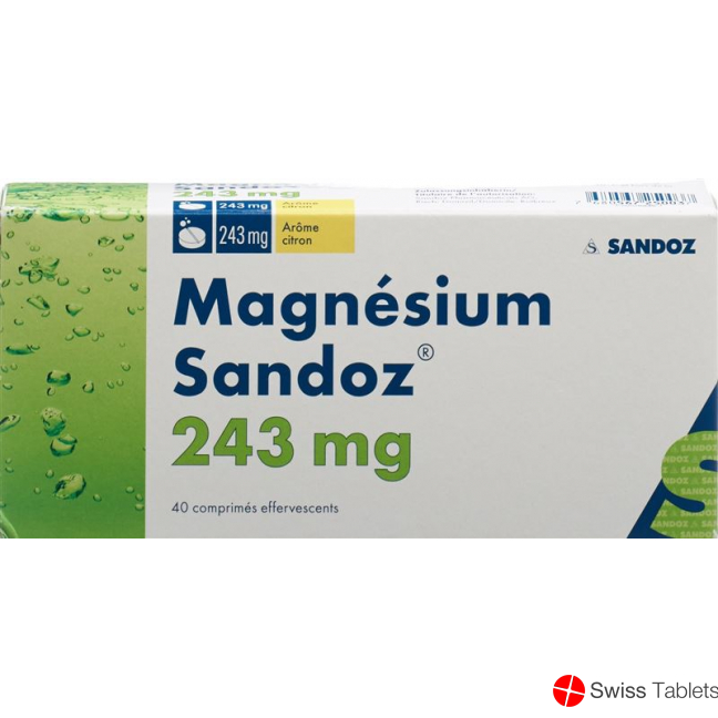Magnesium Sandoz Brausetabletten 40 Stück buy online