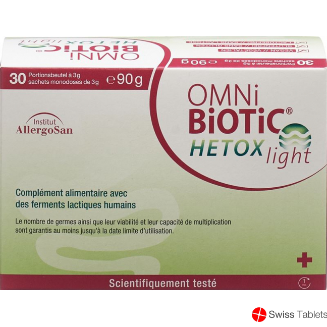 Omni-Biotic Hetox light powder 30x 3g buy online