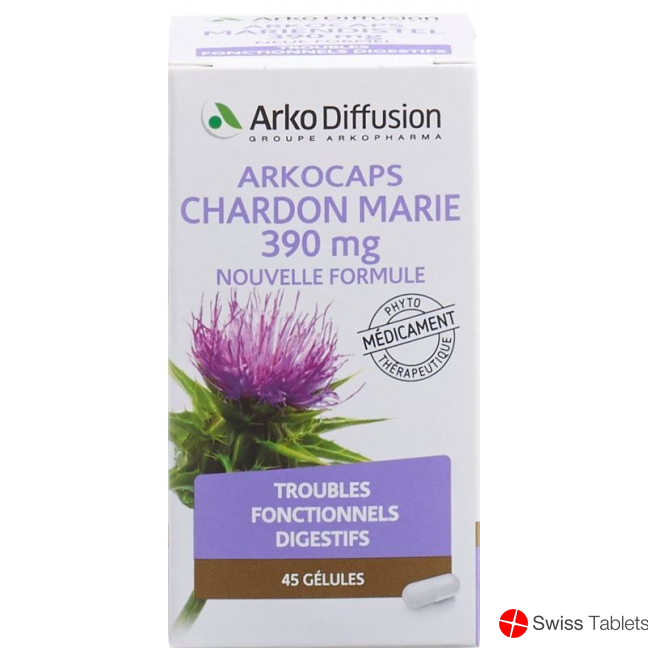 Arkocaps Mariendistel Kapseln 390mg Neue For 45 Stück buy online