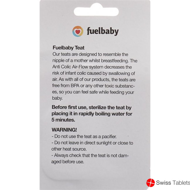 Fuelbaby Teats 6+ Months buy online