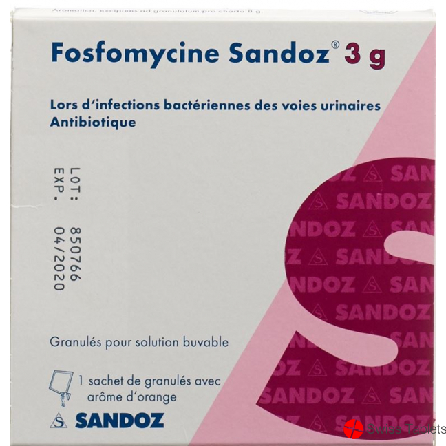 Fosfomycin Sandoz Granulat 3g Beutel buy online