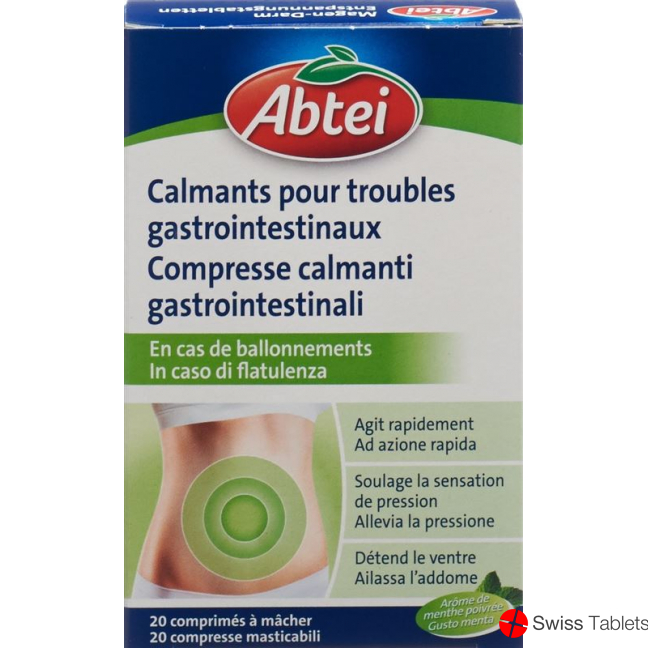 Abtei Magen-darm-entspannung Kautabletten 20 Stück buy online