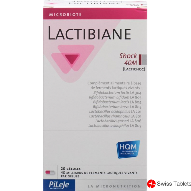 Lactibiane Shock 40M Gelules 20 Stück buy online