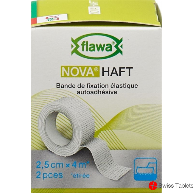 Flawa Nova Haft Cohesive Gauze Bandage 2.5cmx4m 2 Pieces buy online