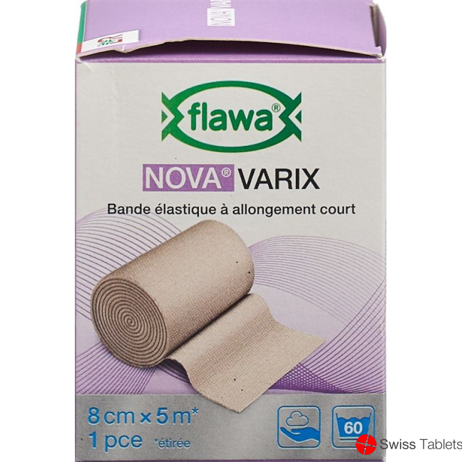 Flawa Nova Varix short stretch bandage 8cmx5m buy online