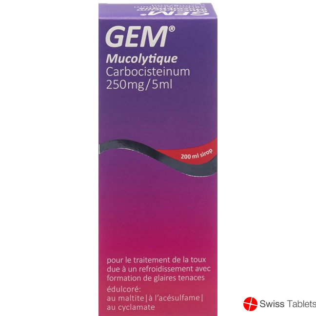 Gem Mucolyticum Sirup Flasche 200ml buy online