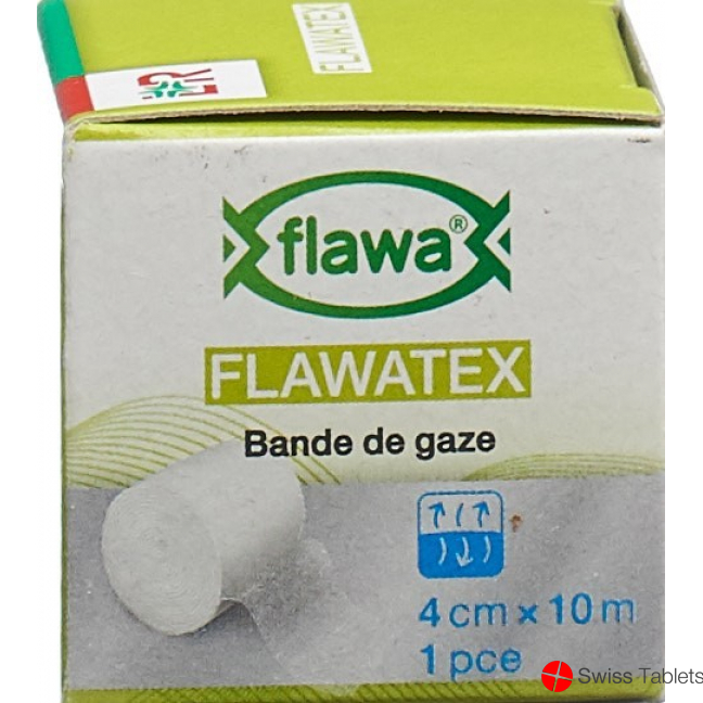 Flawa Flawatex gauze bandage inelastic 4cmx10m