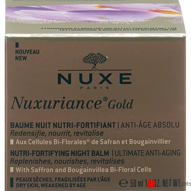 Nuxe Nuxuriance Gold Baume Nuit Nutri Fort 50ml buy online