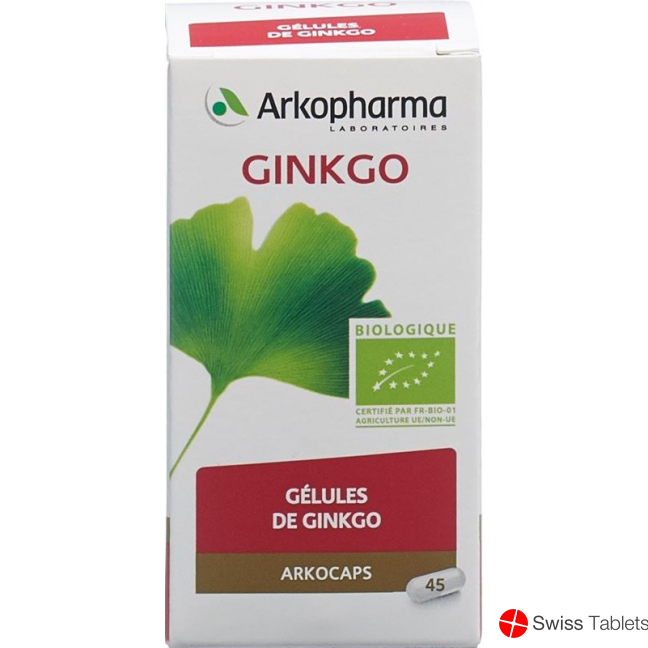 Arkocaps Ginkgo Kapseln Bio Dose 45 Stück buy online