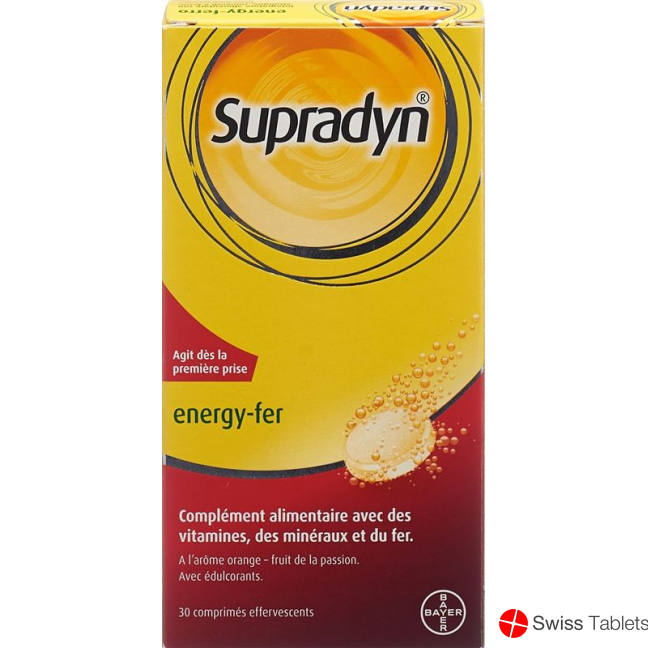 Supradyn Energy iron effervescent tablets 30 pieces buy online