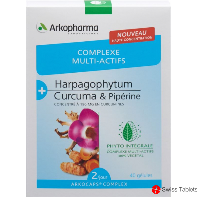 Arkocaps Komplex Teufelskralle+kurkuma Kapseln 40 Stück buy online