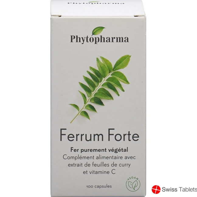 Phytopharma Ferrum Forte Capsules Tin 100 pieces buy online