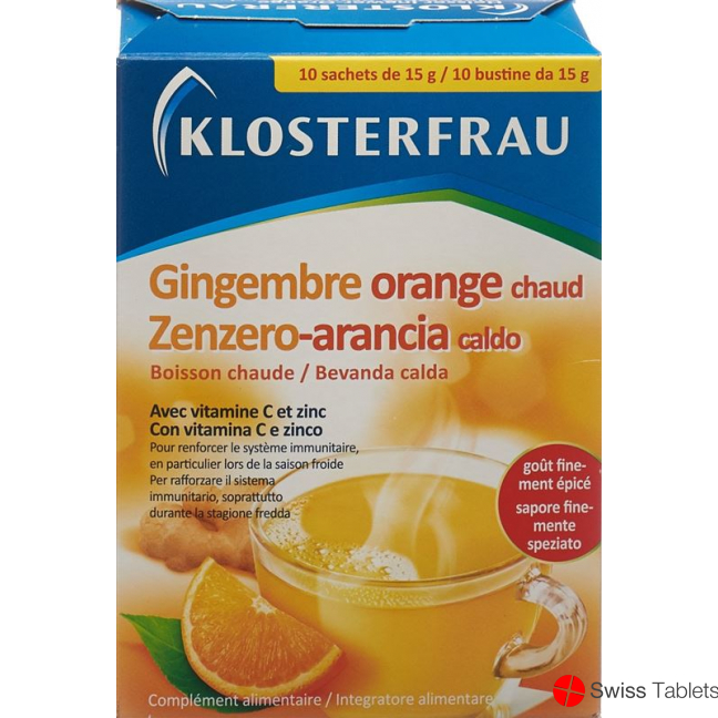 Klosterfrau Heisser Ingwer-Orange 10x 15g buy online