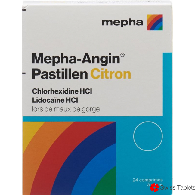 Mepha-angin Pastillen Citron 24 Stück buy online