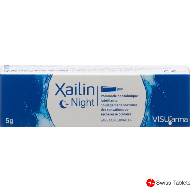 Xailin Night Benetzende Augensalbe 5g buy online