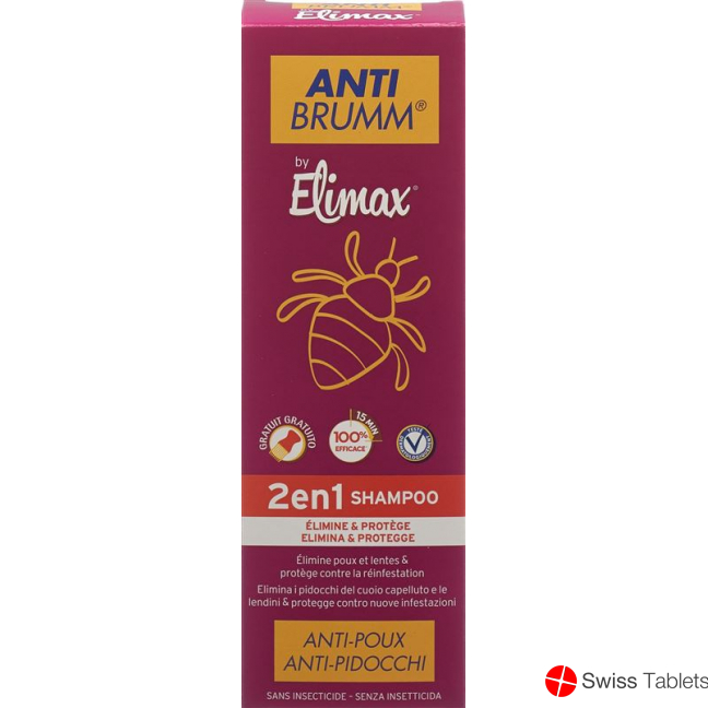 Antibrumm by Elimax Laus stop 2in1 Shampoo Fl 100 ml