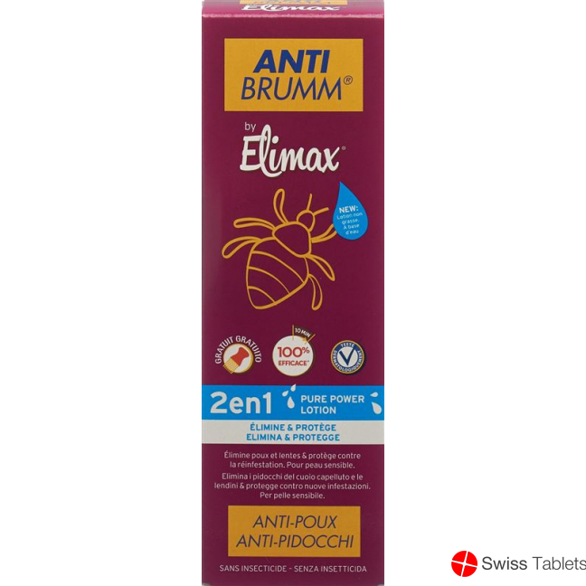 Anti Brumm By Elimax Louse Stopp 2in1 Pure Power Lotion 100ml buy online