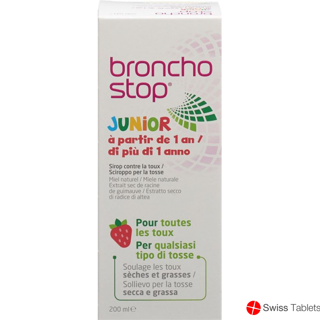 Bronchostop Junior cough syrup bottle 200ml buy online
