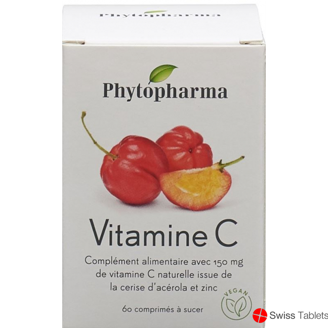 Phytopharma Vitamin C Lutschtabletten Dose 60 Stück buy online