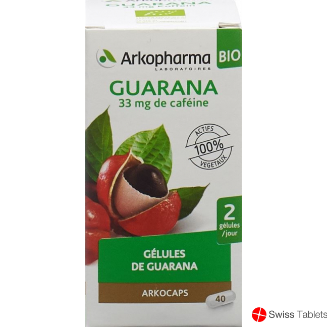 Arkocaps Guarana Kapseln Bio Dose 40 Stück buy online