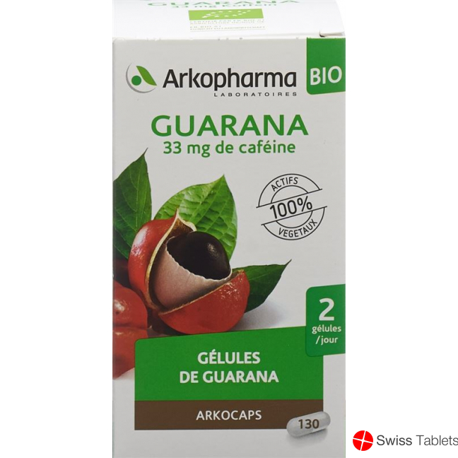 Arkocaps Guarana Kapseln Bio Dose 130 Stück buy online