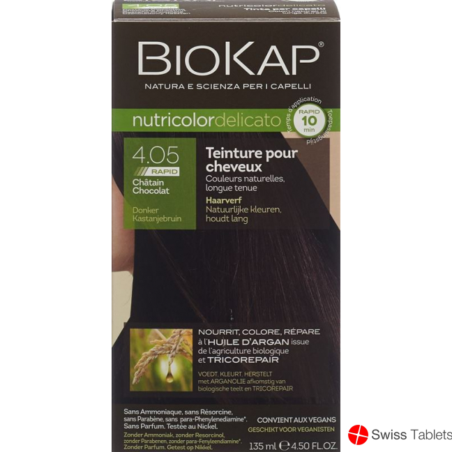 Biokap Nutricolor Delicato Rapid Schoko Kas 135ml buy online