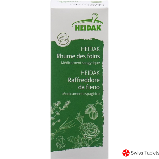 Heidak Heuschnupfen Spray Flasche 30ml buy online