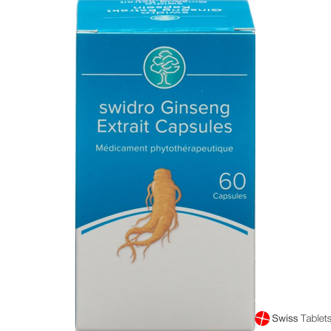Swidro Ginseng Extrakt Kapseln 60 Stück buy online